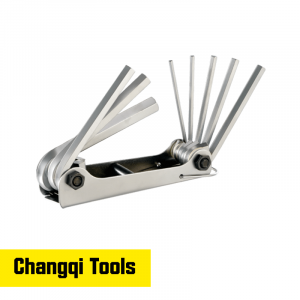 8pcs Folding Hex Wrench Set