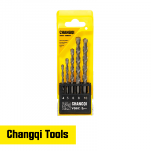 5pcs Masonry Drill Bit Set