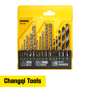 16pcs Mixed Drill Set -Metric