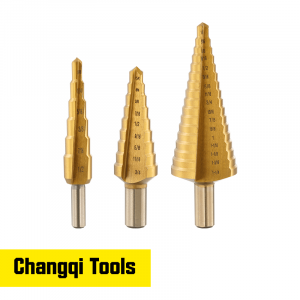 3pcs Step Drill Set